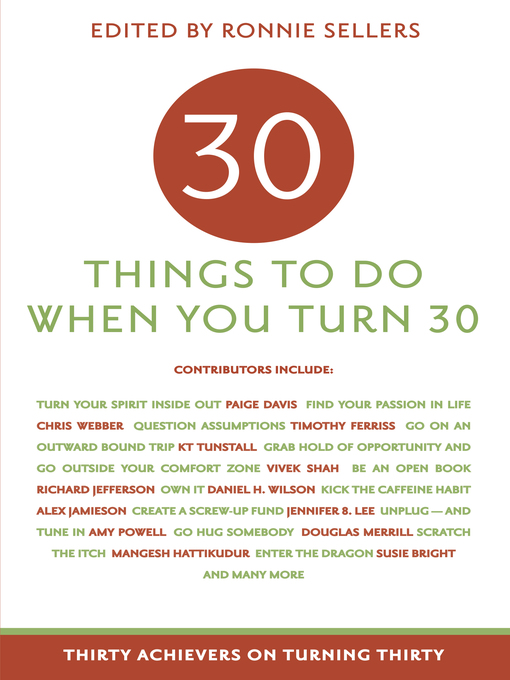 Title details for 30 Things to Do When You Turn 30 by Ronnie Sellers - Available